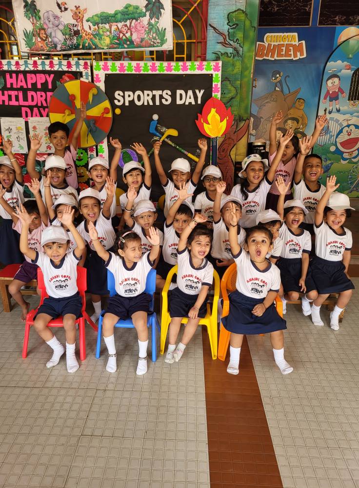 Children learning at Anandi Gopal Playschool